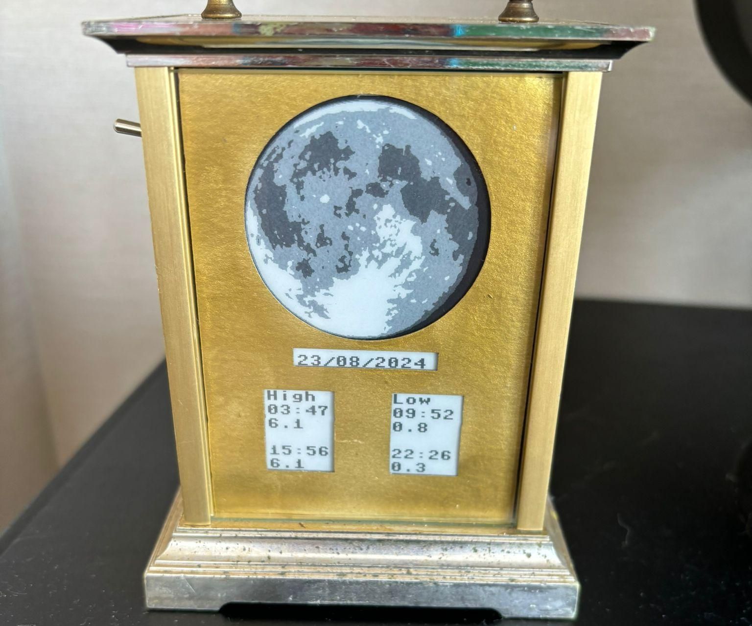 Moon and Tide Clock