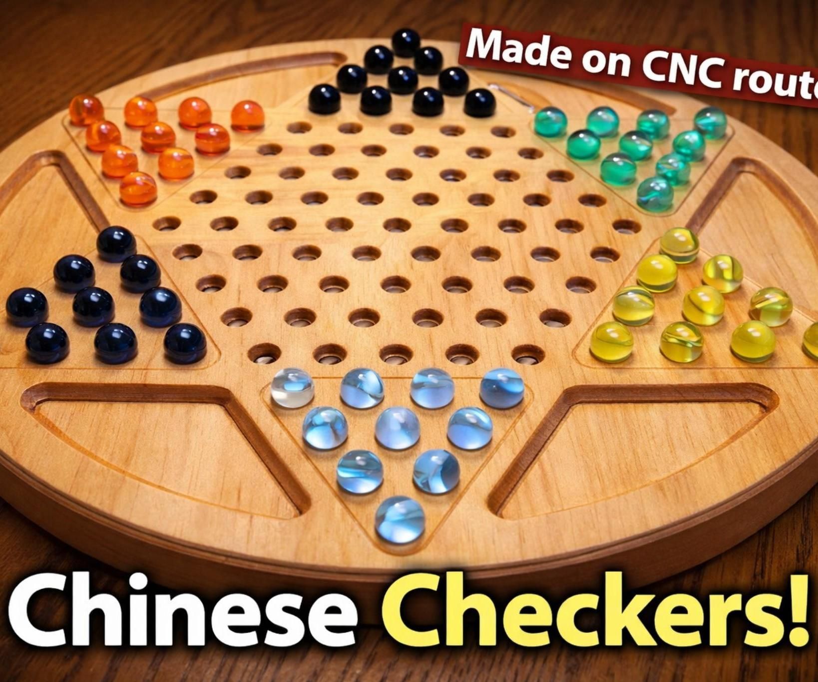 Chinese Checkers Board With Dragon
