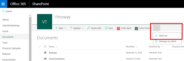 How to Set Up Alerts in SharePoint : 3 Steps - Instructables