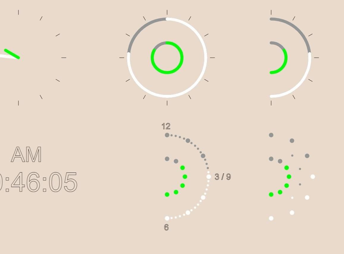 Half-Dial Clock or Dialog With Know-it-all