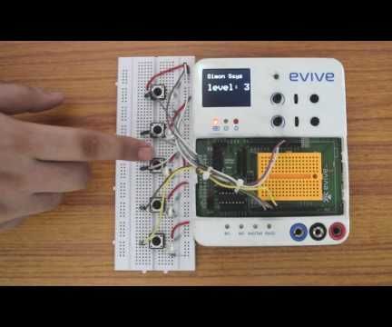 Simon Says Game Made Using Evive (Arduino Powered Embedded Product)