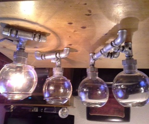 Steampunk - Pipe Lamps,industrial