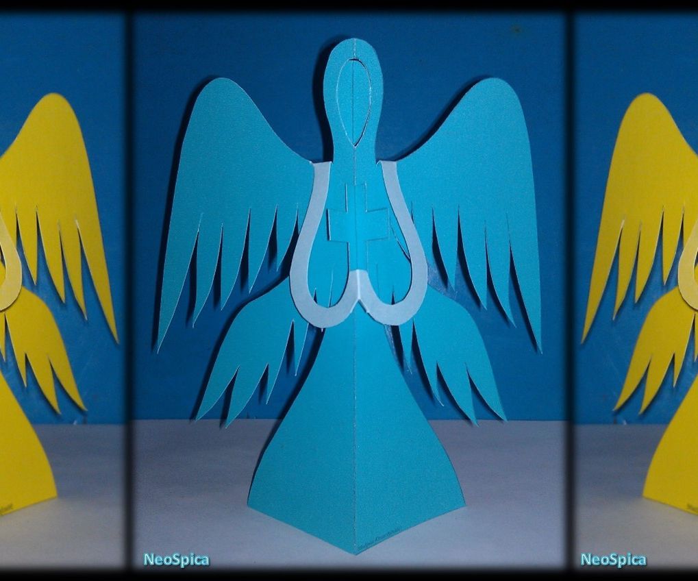 Angels of Cut And Folded Paper