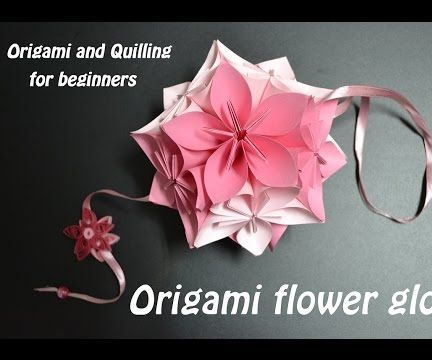  Simple Origami Flower Ball - Noamiki Sato Rose -Kusudama Instructions
