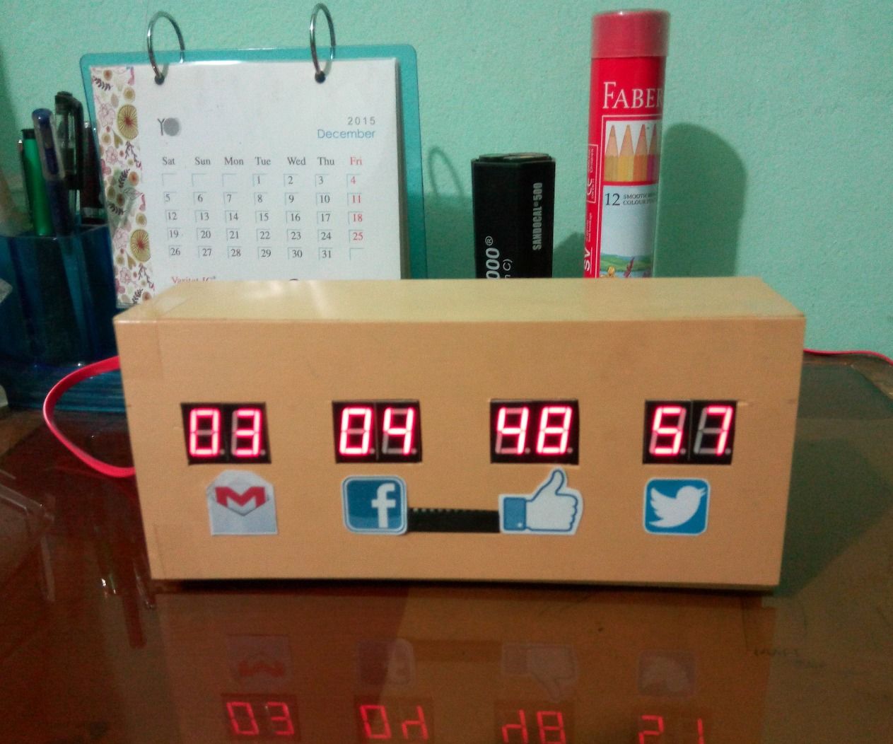 Raspberry Pi Desk Notifier