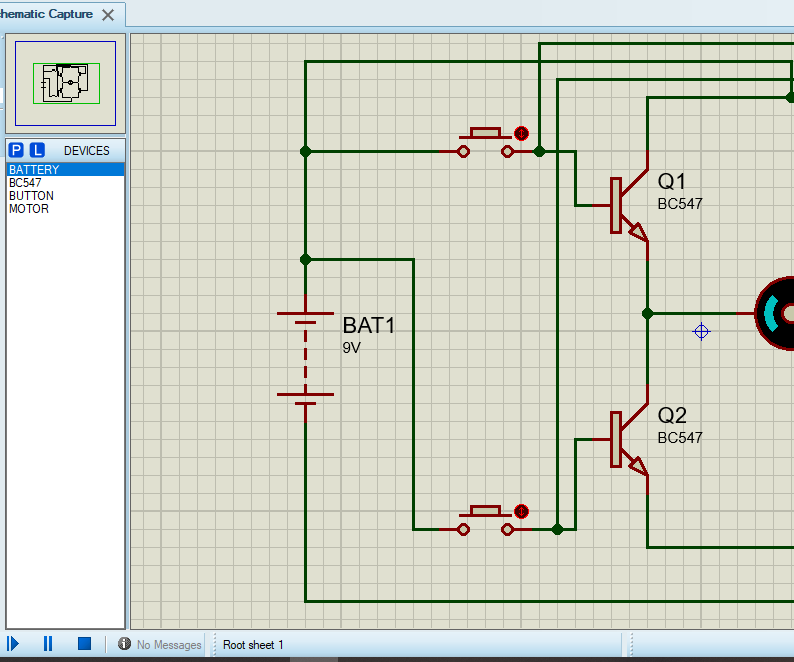 Dc Motor With H Bridge