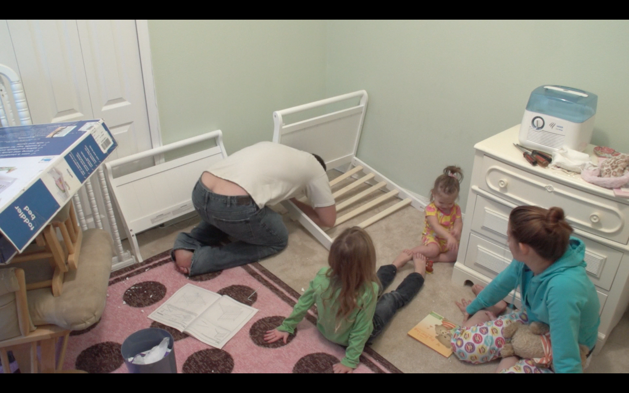 Building a Toddler Bed Timelapse | With Kids
