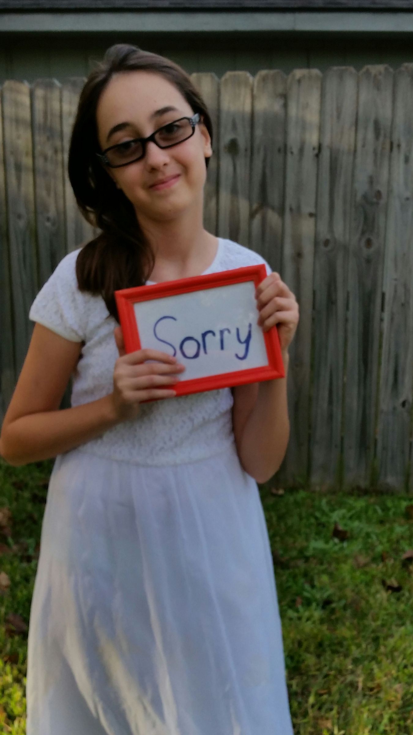 Halloween Costume: Formal Apology 