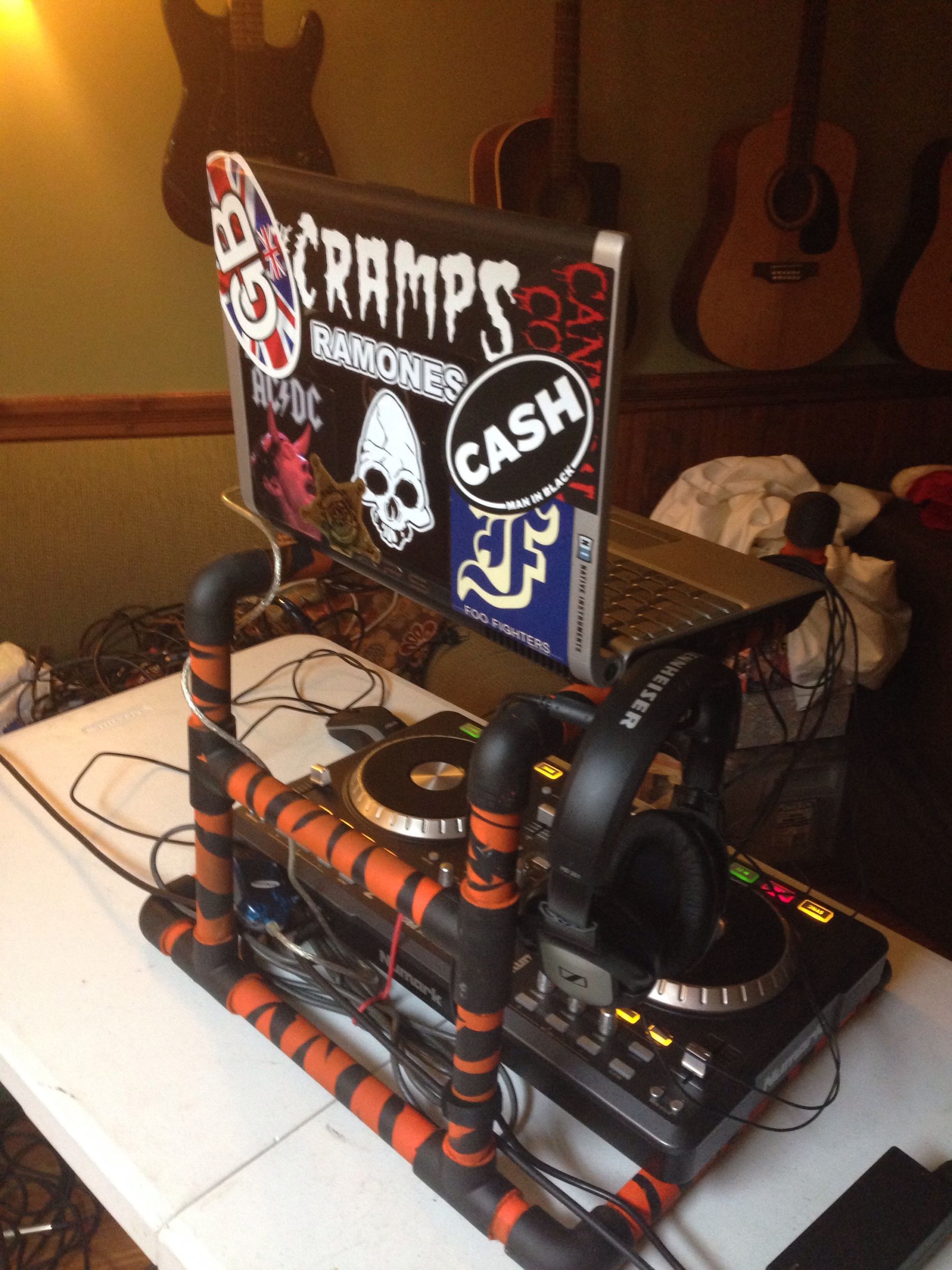 PVC DJ Laptop and Mixer Stand 8 Steps Instructables
