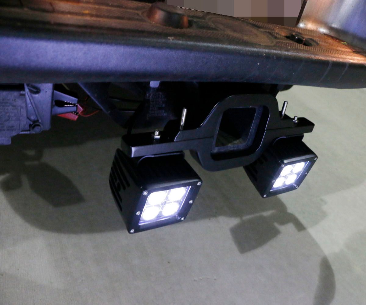 IJDMTOY Tow Hitch LED Pod Light Installation
