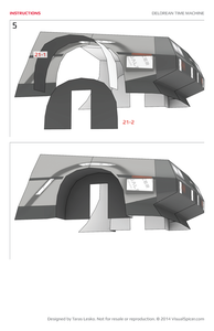 DeLorean BTTF Inspired Papercraft