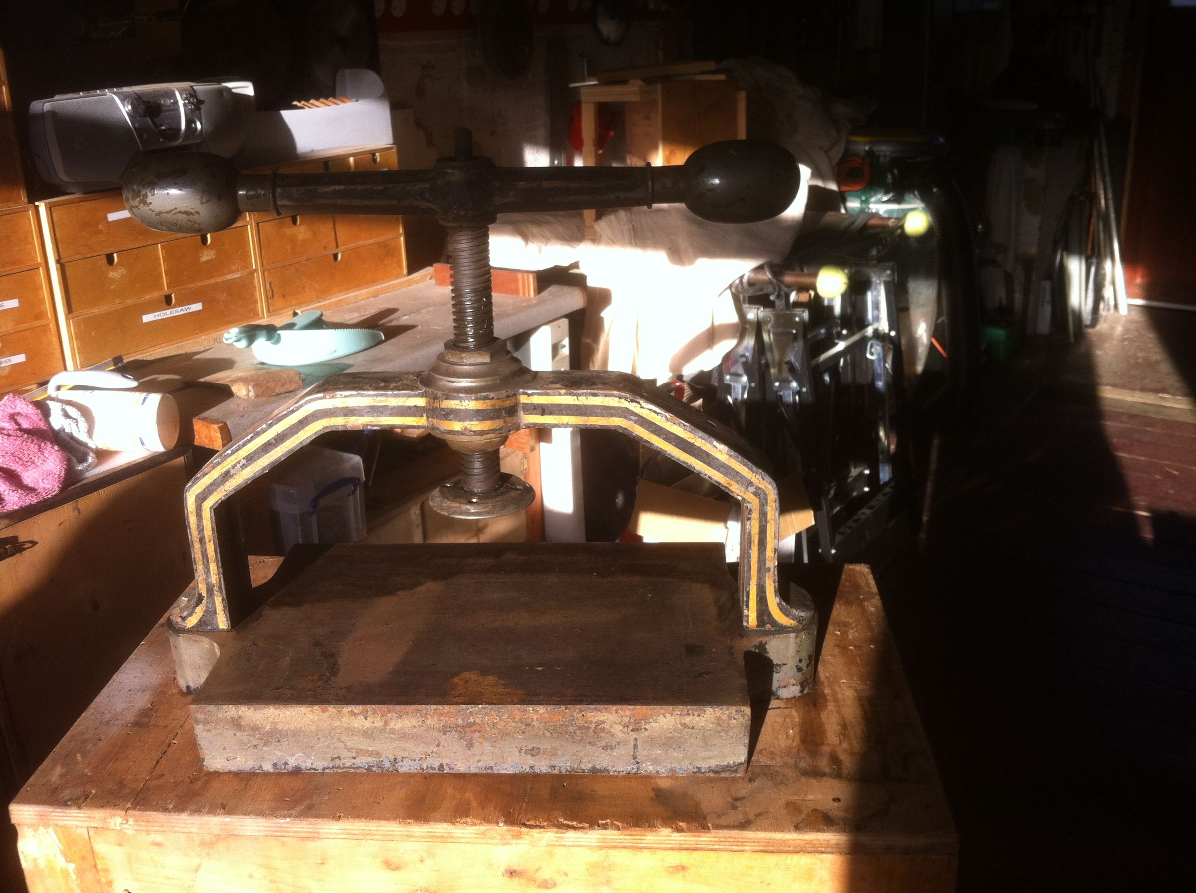 Bookbinders Nipping Press Renovation Instructables