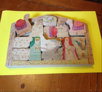Puzzle Piece Nativity