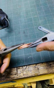 Shaping the Copper Tube