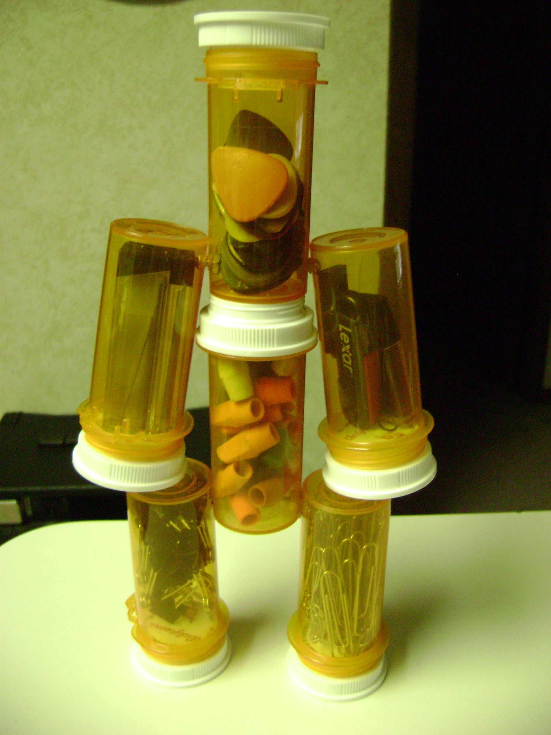 Medicine Bottle Man (Desktop Organizer)