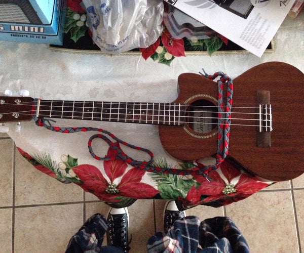 DIY No-Drill Braided Ukulele Strap