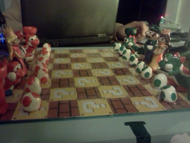Super Mario Chess Set