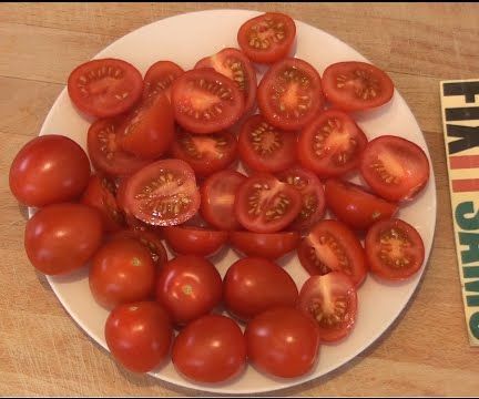 How to Cut Cherry Tomatoes - Simple & Fast Technique!