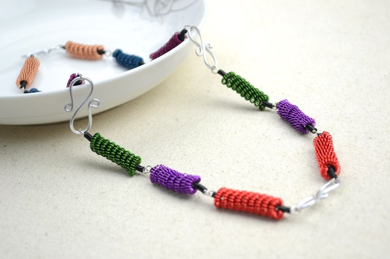 Handmade Wire Jewelry-necklace Chains for Women Using Basic Coiling Techniques