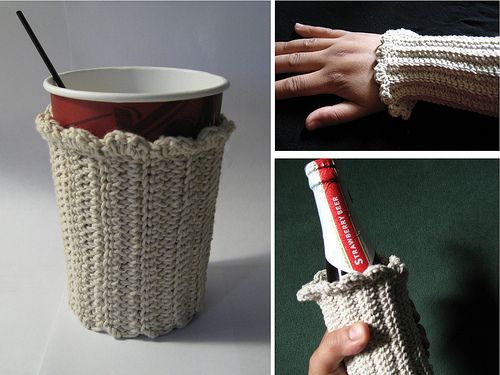 Crochet Coffee Cuff