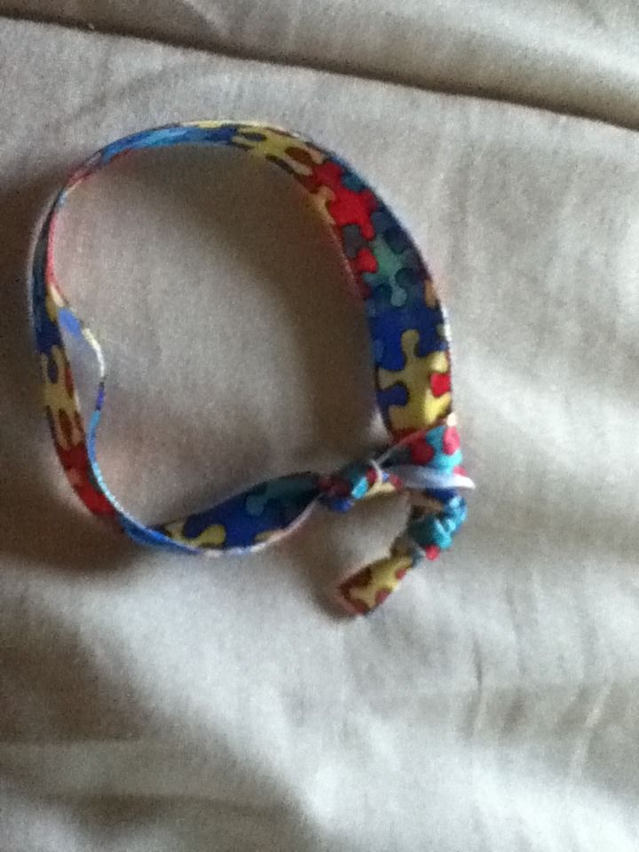 Braclet Made of Old Ribbon