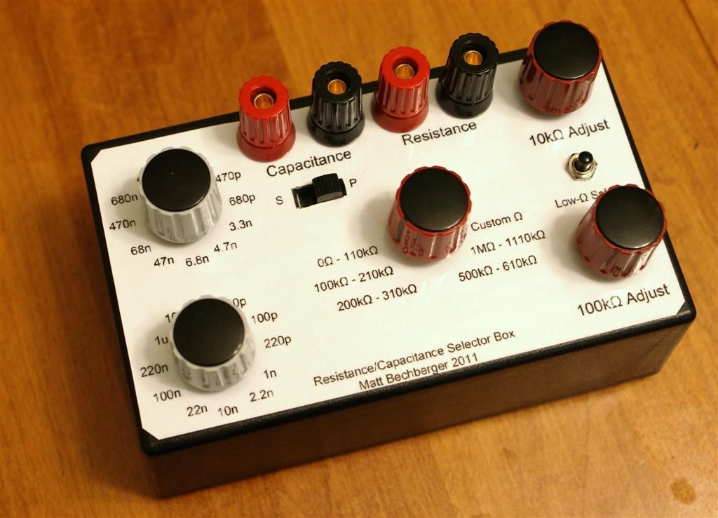 Build a Resistor/Capacitor Selection Box