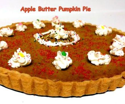 Apple Butter Pumpkin Pie