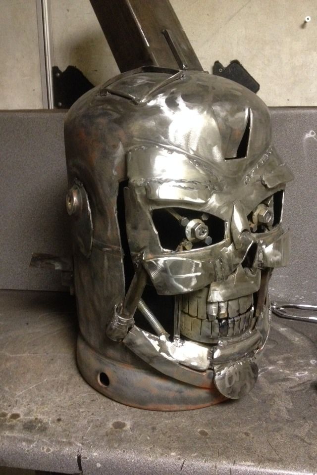 Terminator Gas Bottle Log Burner