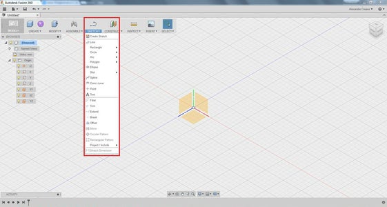 assignment model 3d Sketches