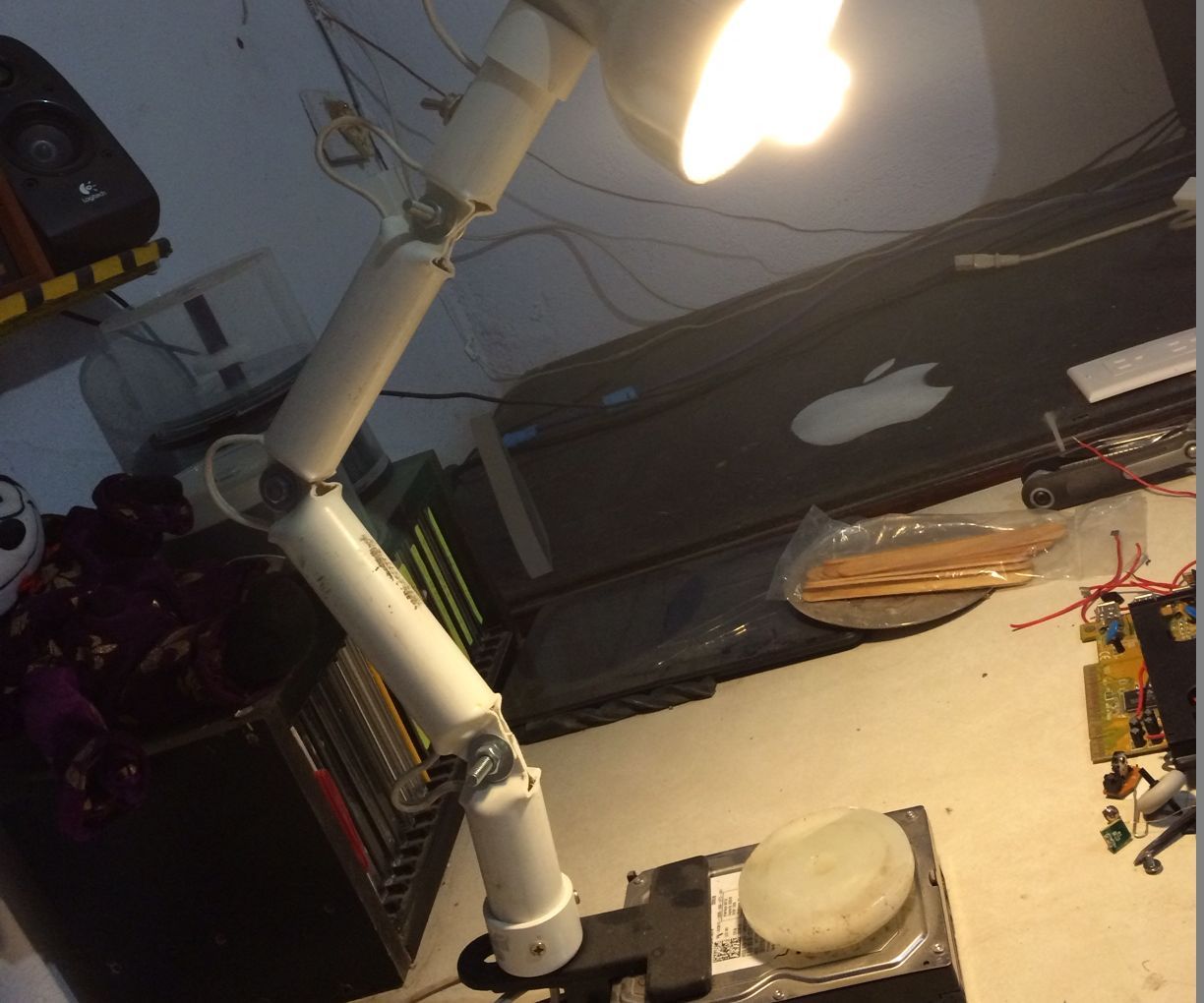 Desk Lamp, With Articulated Arm