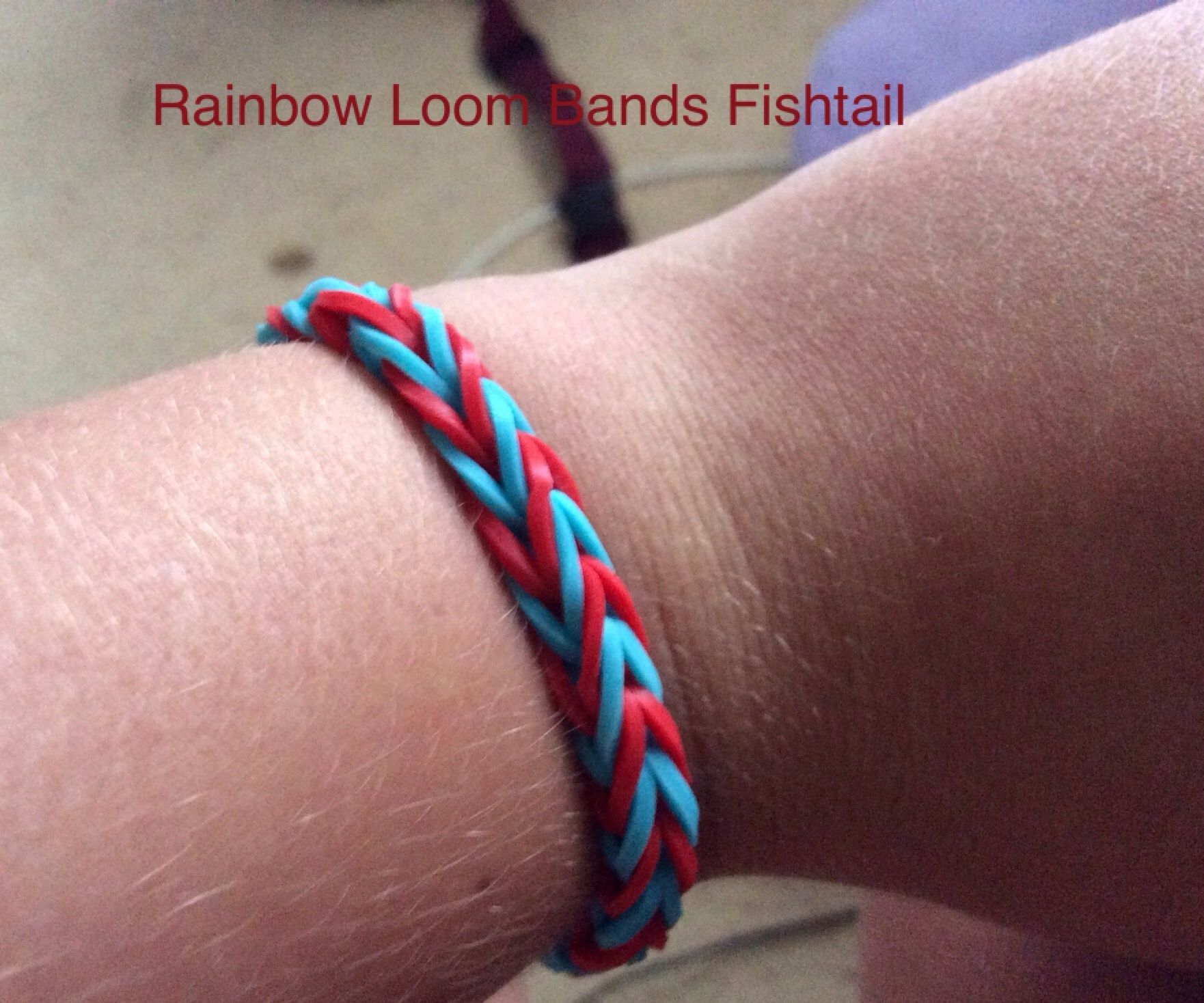 Rainbow Loom Bands Fishtail
