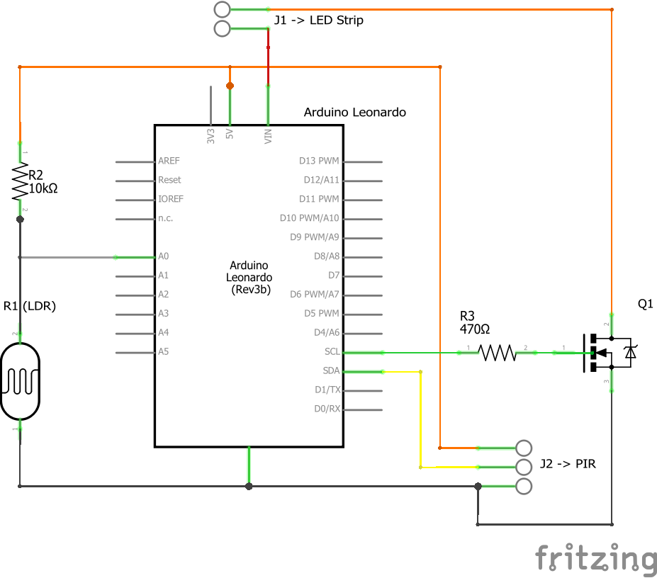 Led Movement Design Arduino Motion Activated Automatic LED Stair Lighting With Arduino (Updated ...