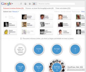 Students Using Google Circles