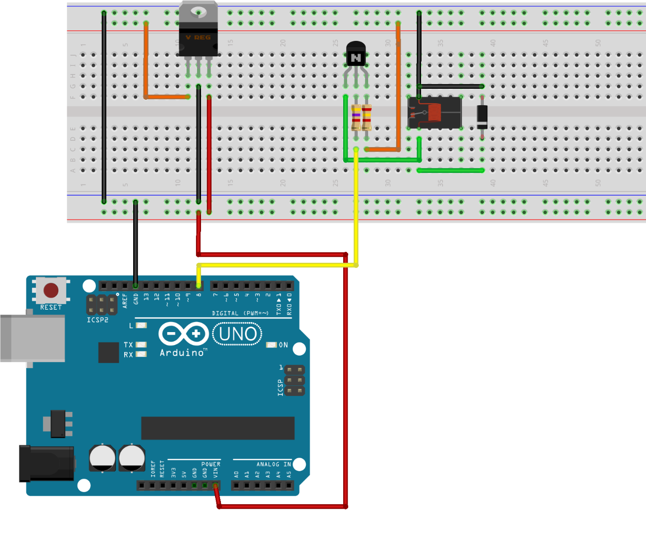 How to Use 12V Relais on Arduino
