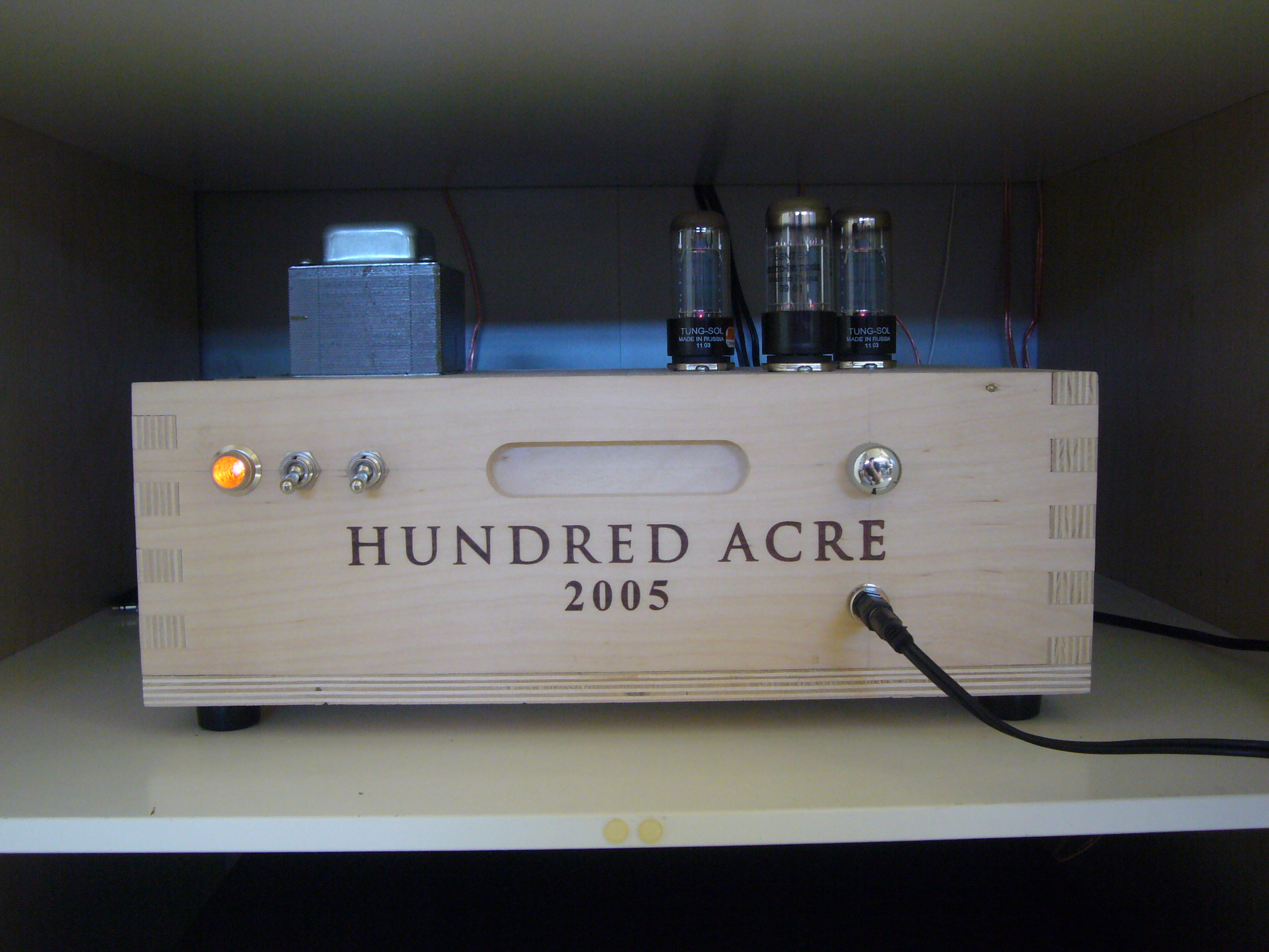 Wine Case Stereo Tube Amplifier
