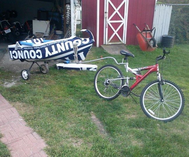 Boat Trailer for a Bike