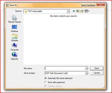 Create a Word/Open Office Document