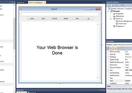 How to Create a Web Browser in C# Visual Studio : 11 Steps - Instructables