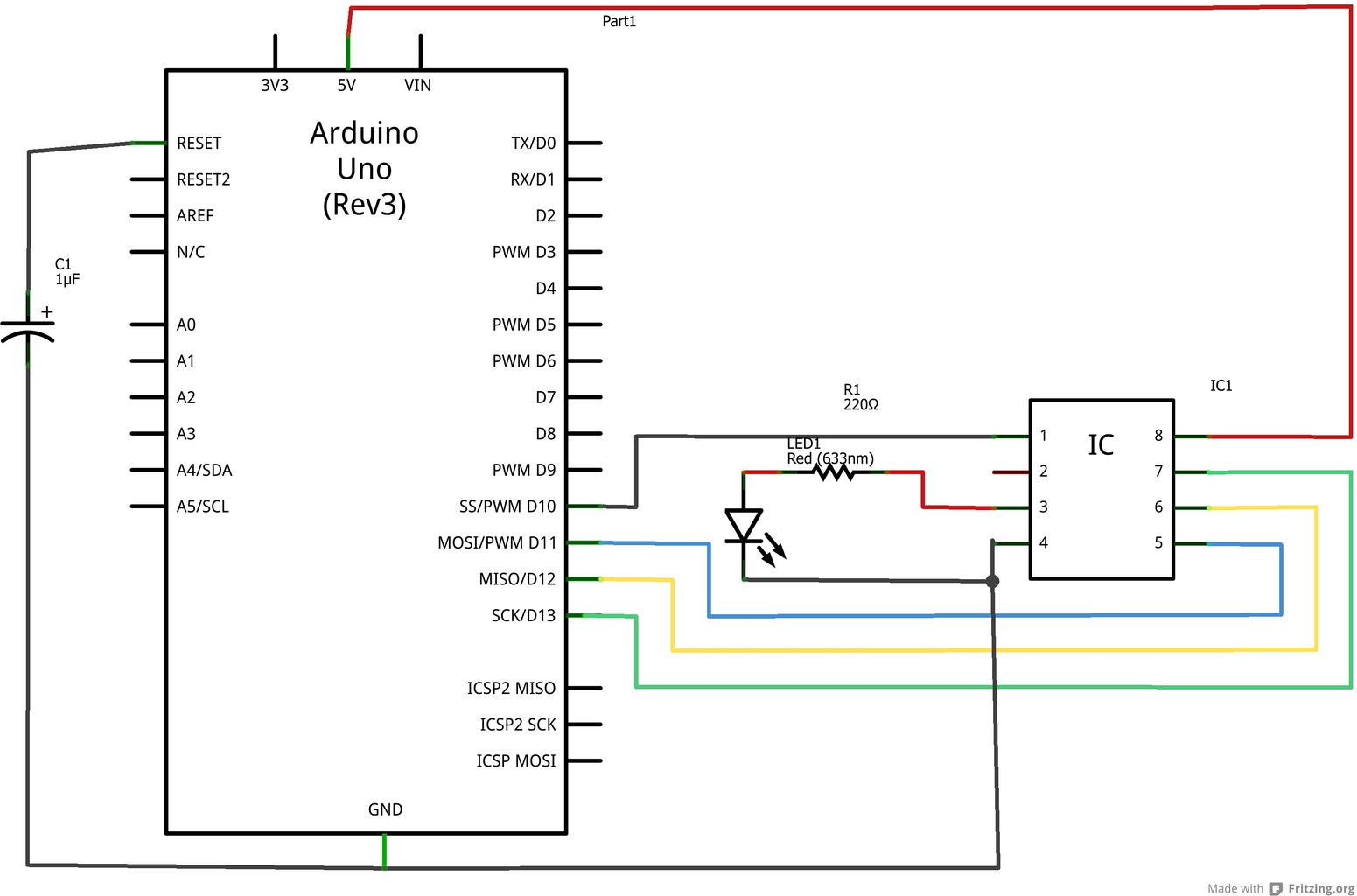 Step 3:- Connecting It With Attiny