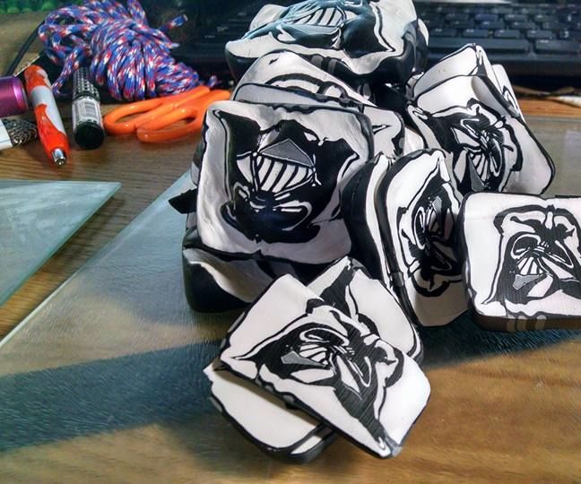 Warped Darth Vader Clay Cane - Try Again, and again, and again...