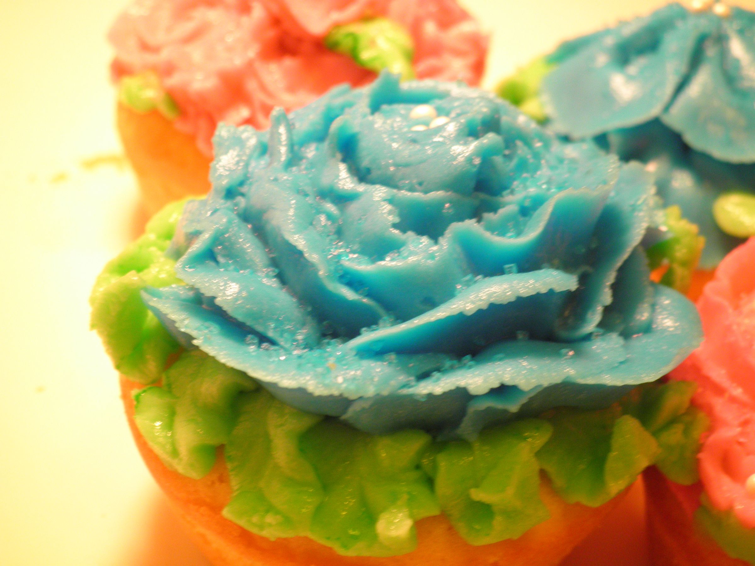 Fancy Flower Cupcakes