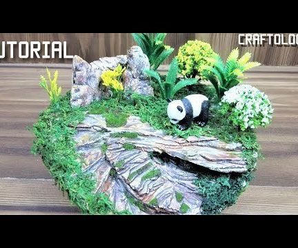 How to Make Realistic Jungle Diorama|Panda Diorama|Easy Art & Craft Tutorial
