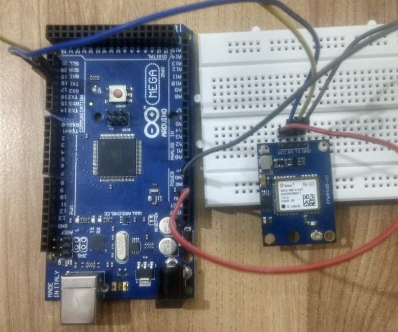 Interface Arduino Mega With GPS Module (Neo-6M)