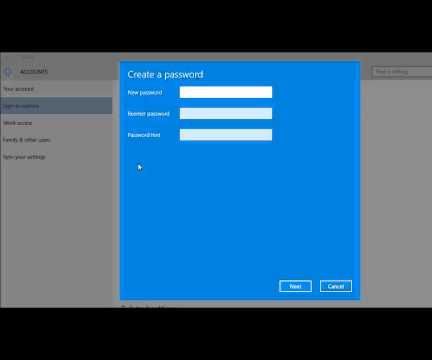 How to Add Password to Your Account in Windows 10