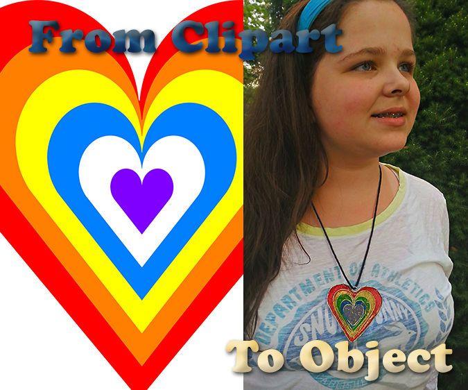 From Clipart to Object - Make Images Into Real Things With Basic Items & Tools !