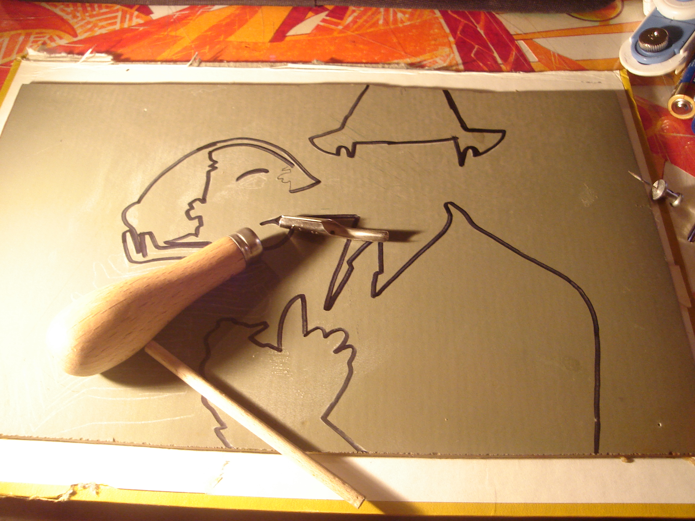 Linoleum Block / Printmaking 9 Steps (with Pictures) Instructables