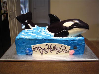 Killer Whale (Orca) Cake