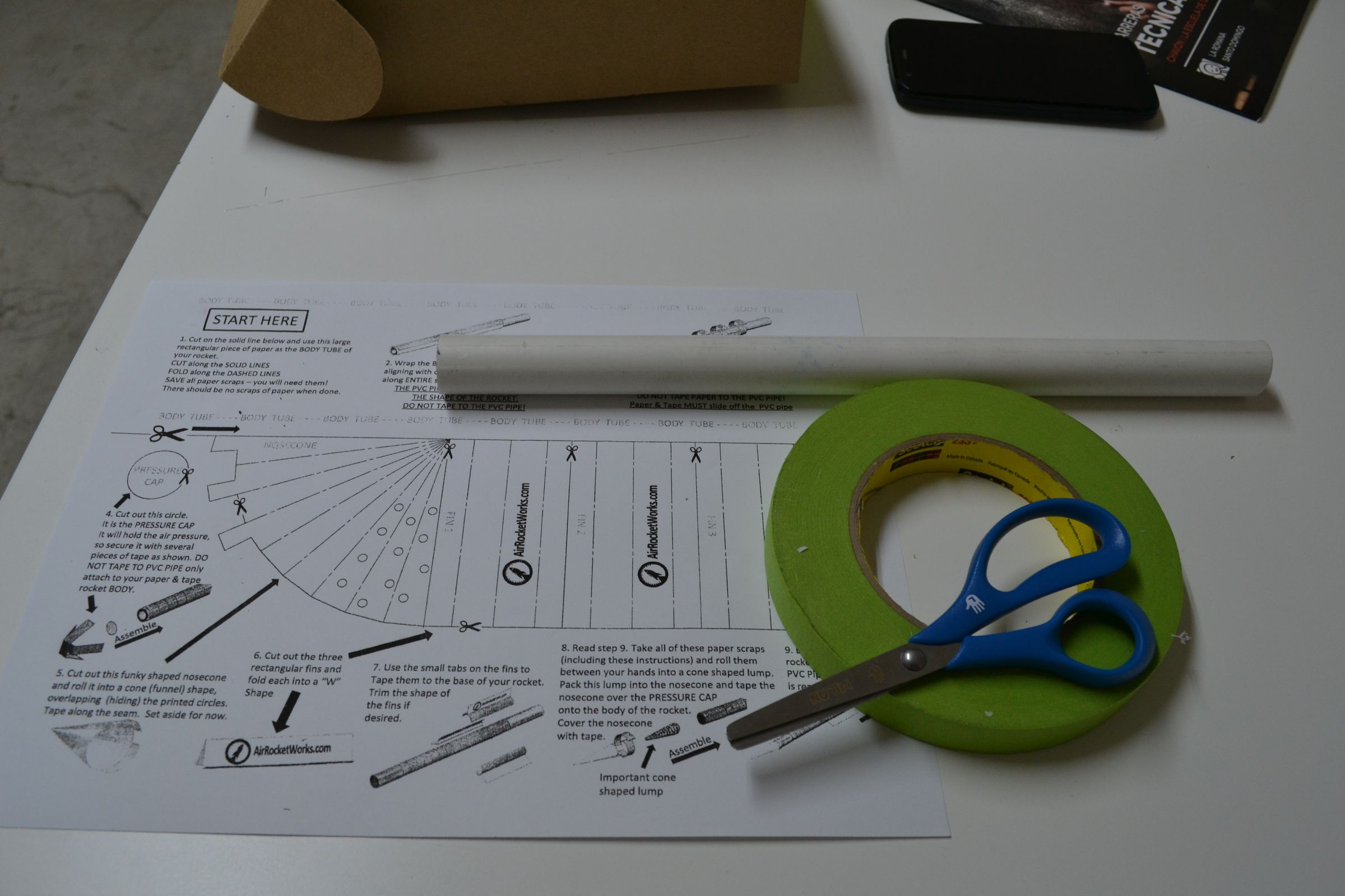 How to Make a Paper Rocket 6 Steps Instructables