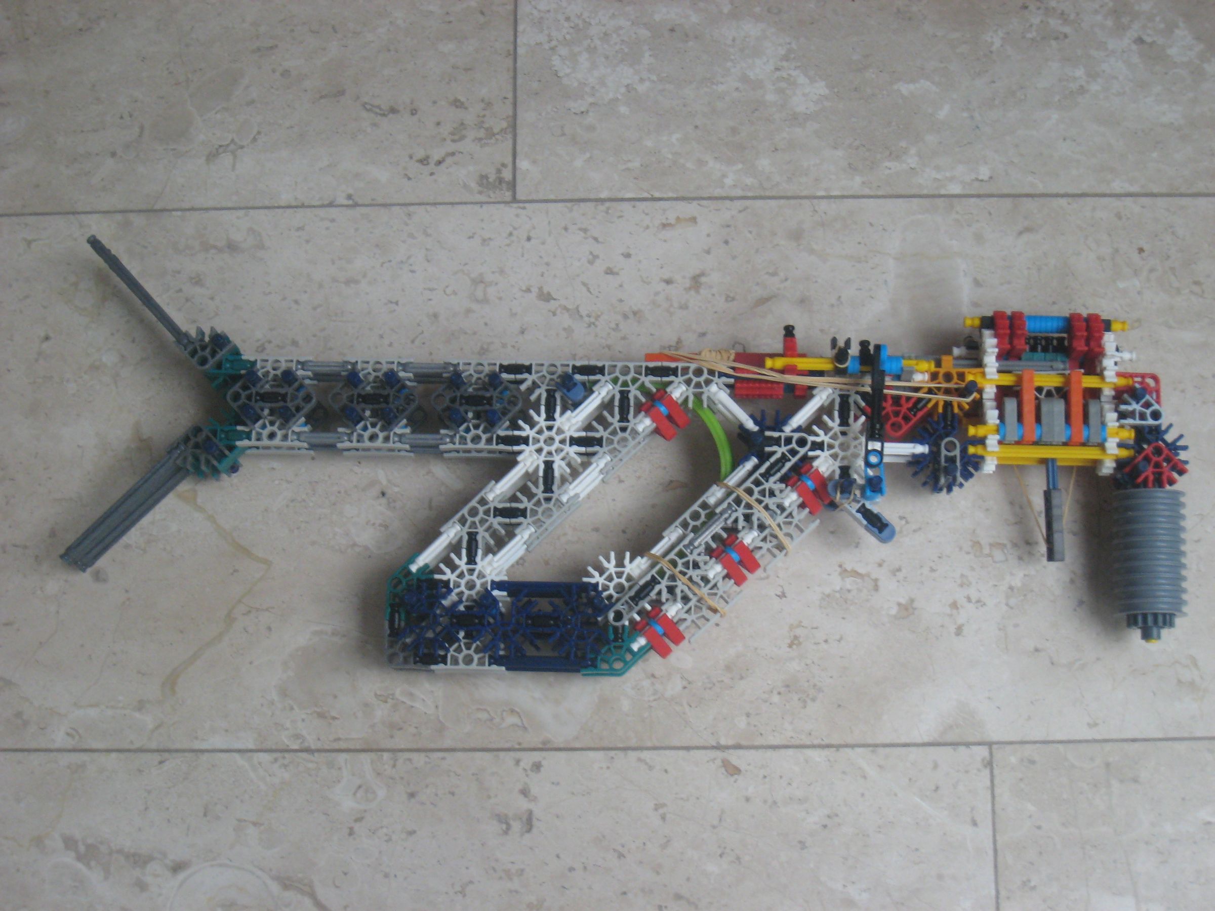 Mahmel's Shell-ejecting K'nex Gun