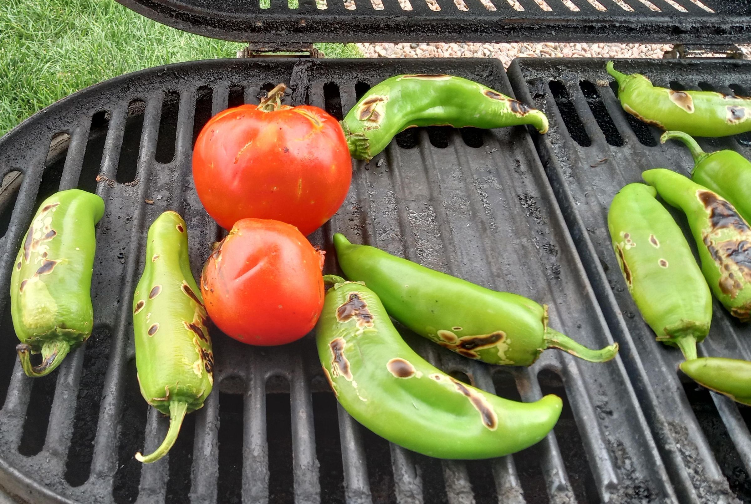 Roasting Green Chiles on Your Grill